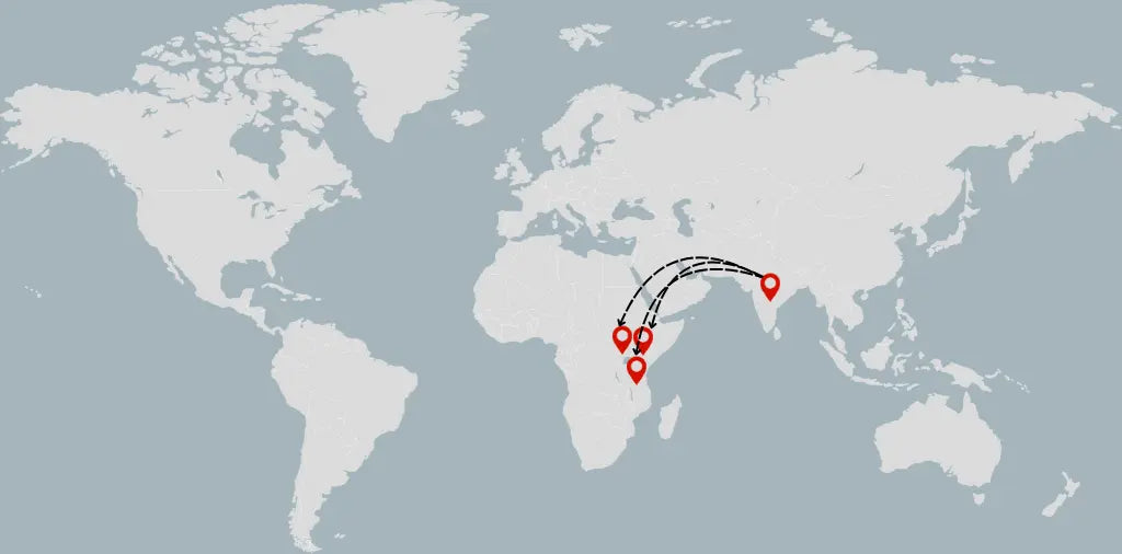 GLOBAL EXPORT REACH — PARENT COMPANY